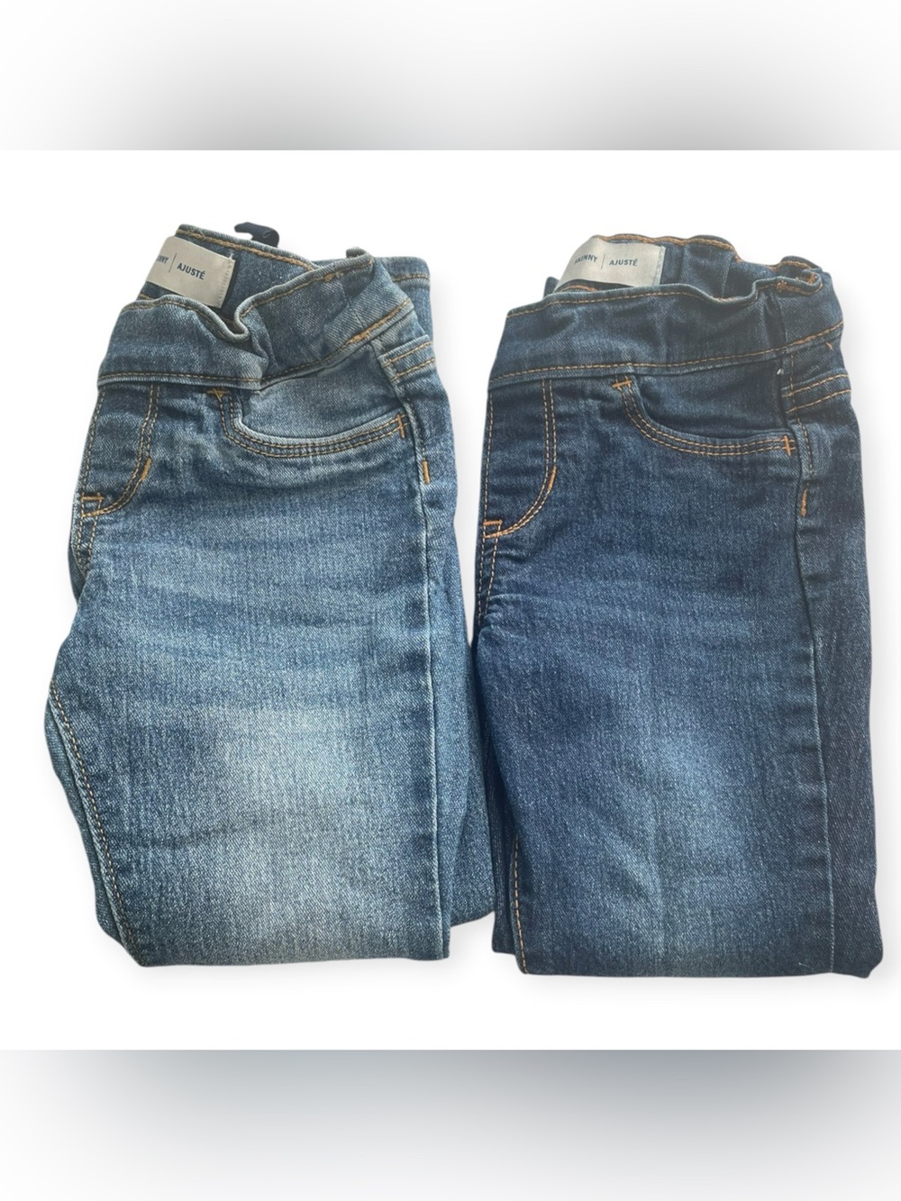 Old Navy Toddler Kids Skinny Pull-On Stretch Jeans 2-Pack size 5 / 5T / XS